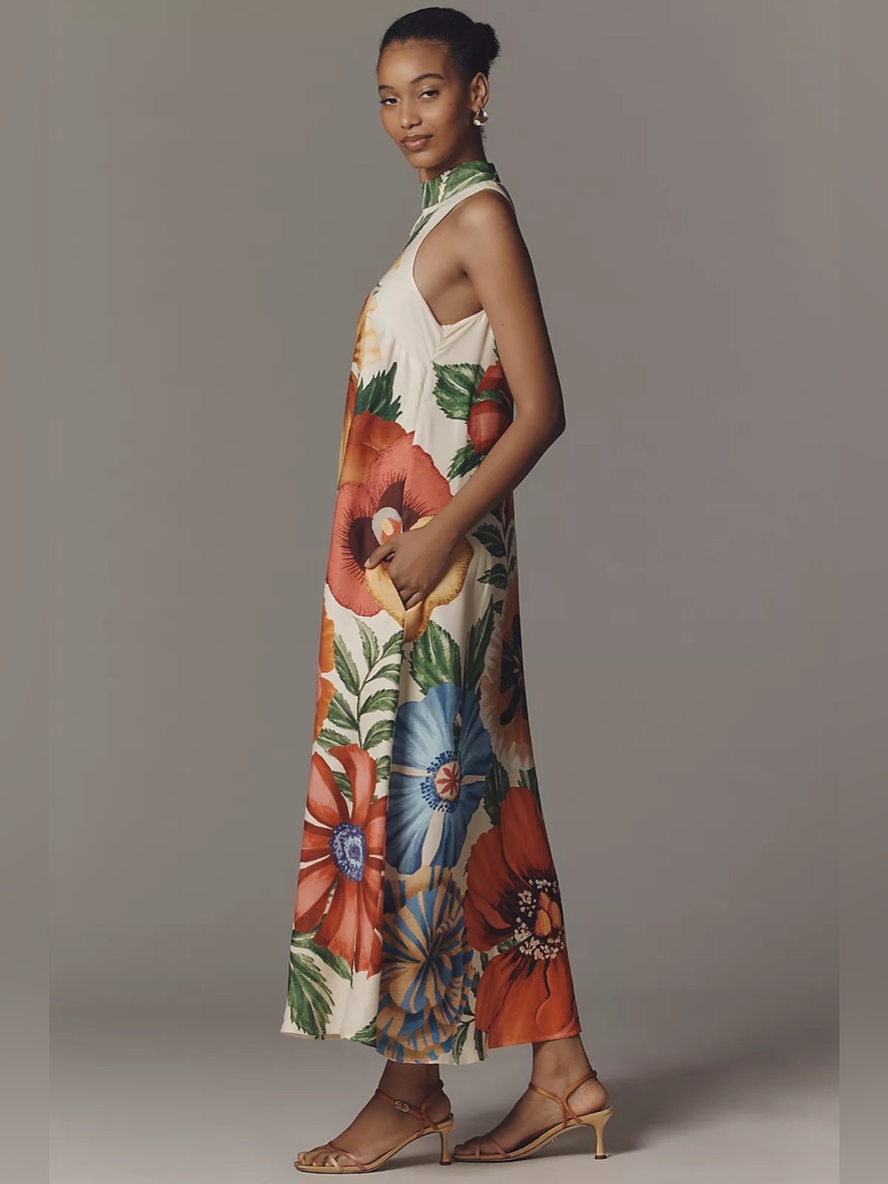 NWT Farm Rio Halter Maxi Dress - Picture 4 of 6